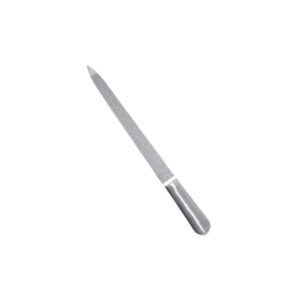Professional Metal Nail File with Anti-Slip Grip